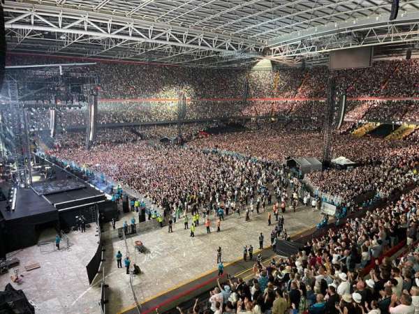 Principality Stadium, section: U34, row: 1, seat: 9