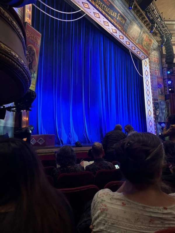 Imperial Theatre, section: Orchestra L, row: E, seat: 15