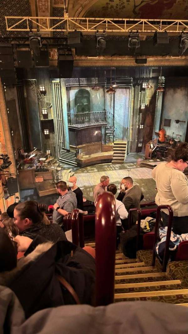 Walter Kerr Theatre, section: Mezzanine L, row: G, seat: 1