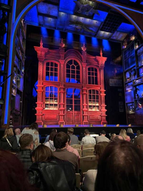 Savoy Theatre, section: Stalls, row: G, seat: 21