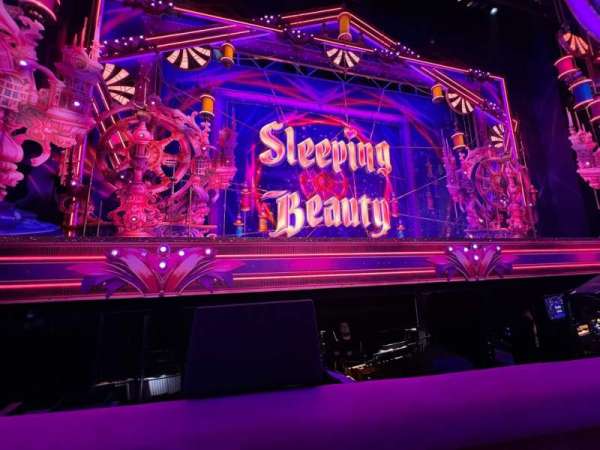 The London Palladium, section: Stalls, row: A, seat: 18