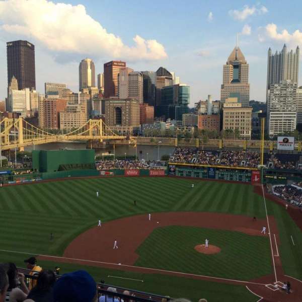 PNC Park, section: 321, row: M, seat: 4