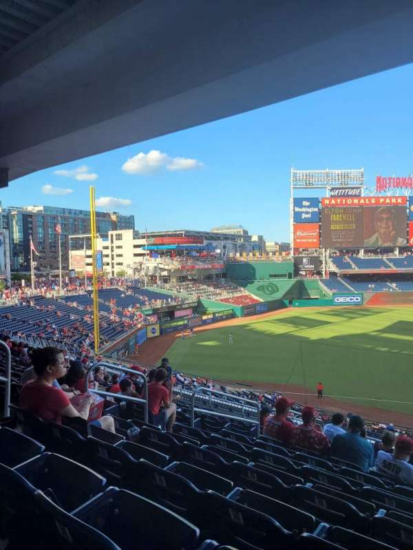 Nationals Park, section: 205, row: L, seat: 9