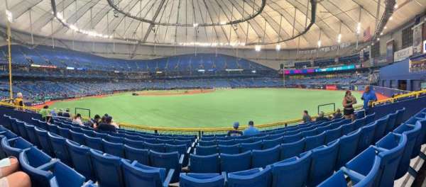 Tropicana Field, section: 146, row: AA, seat: 10