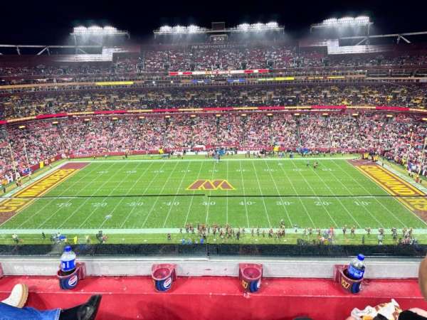 Northwest Stadium, section: 427, row: 2, seat: 13