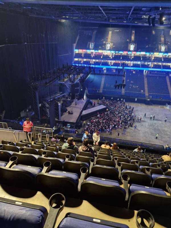 The O2, London, section: 402, row: M, seat: 495-497