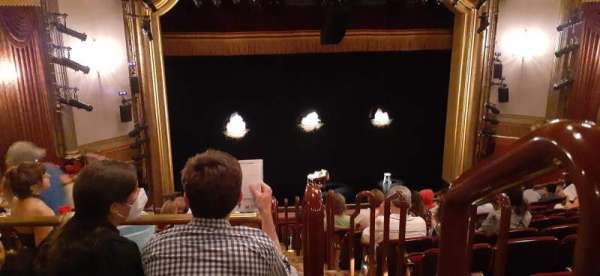 St. James Theatre, section: Mezzanine L, row: M, seat: 1