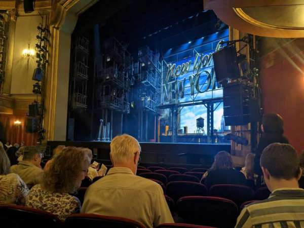 St. James Theatre, section: Orchestra R, row: H, seat: 22