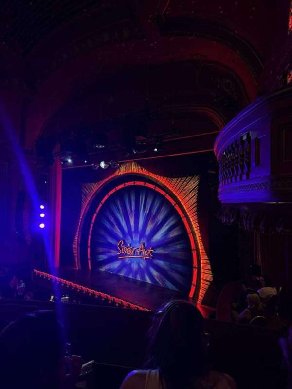 Dominion Theatre, section: Circle, row: B, seat: 2