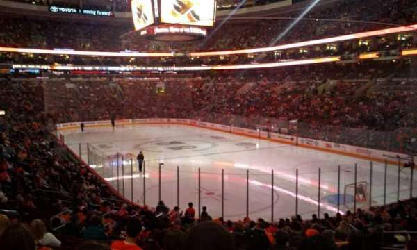 Xfinity Mobile Arena, section: 105, row: 20, seat: 10