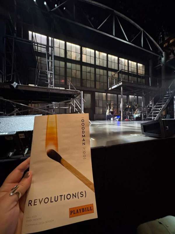 Goodman Theatre - Owen Theatre, section: Main floor, row: A, seat: 1