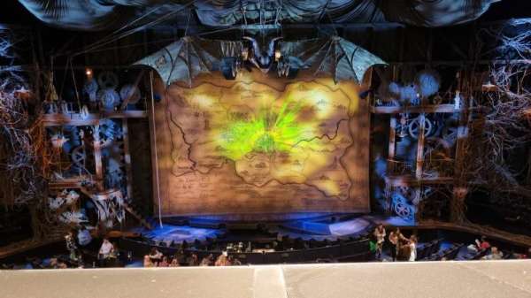 Gershwin Theatre, section: Front Mezzanine C, row: A, seat: 108