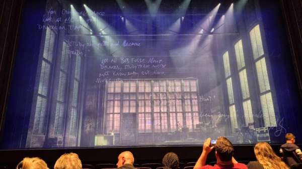 Prince Edward Theatre, section: Stalls, row: F, seat: 19