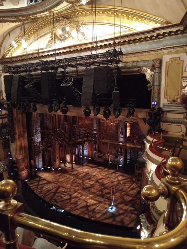 Victoria Palace Theatre, section: Grand Circle, row: A, seat: 1