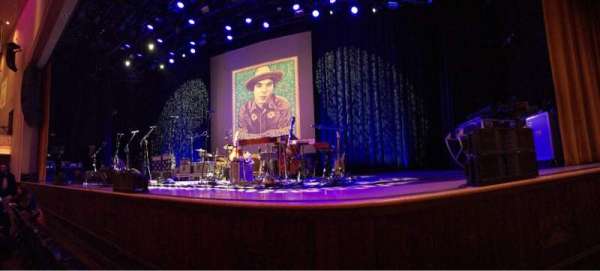 Ryman Auditorium, section: MF-1, row: C, seat: 1