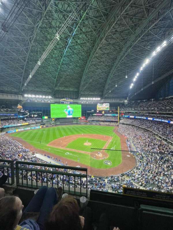 American Family Field, section: 425, row: 2, seat: 1