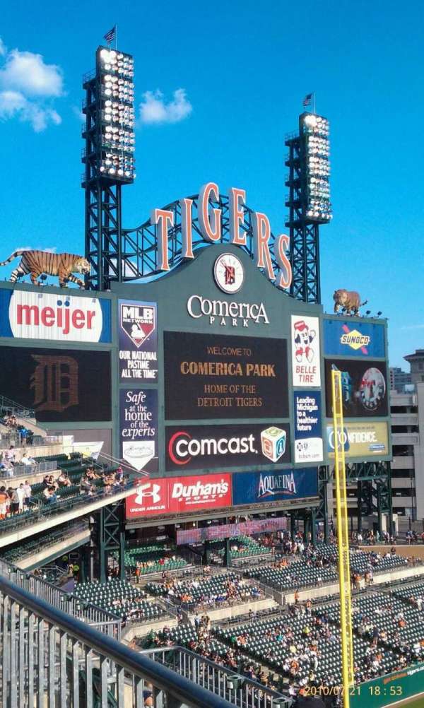 Comerica Park, section: 339, row: A, seat: 12