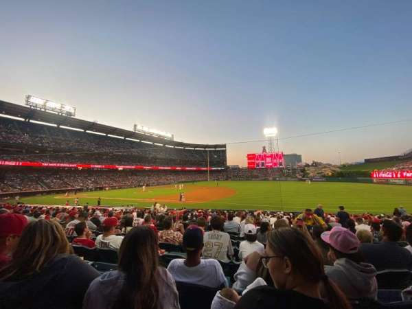 Angel Stadium, section: 127, row: X, seat: 11
