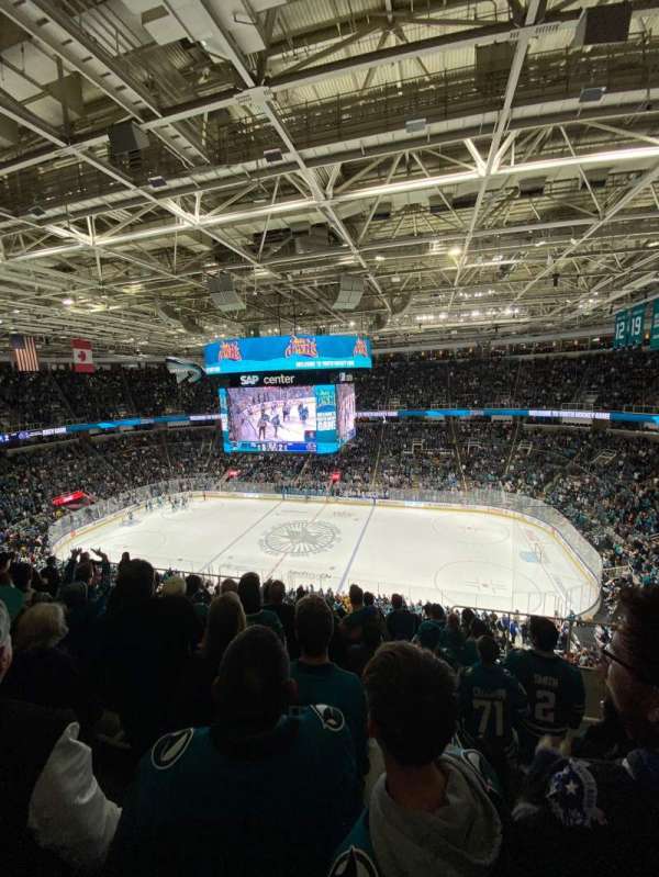 SAP Center, section: 214, row: 10, seat: 7