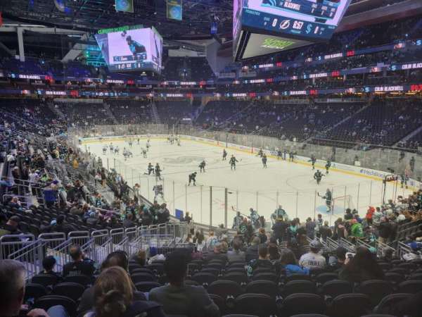 Climate Pledge Arena, section: 22, row: W, seat: 17