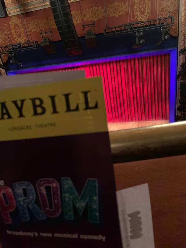 Longacre Theatre, section: Balcony C, row: A, seat: 101