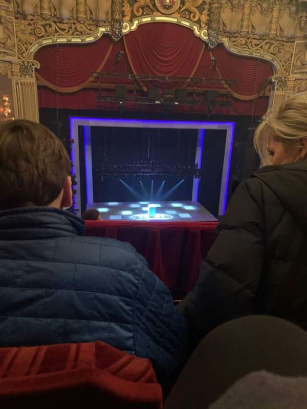James M. Nederlander Theatre, section: Balcony LC, row: F, seat: 327