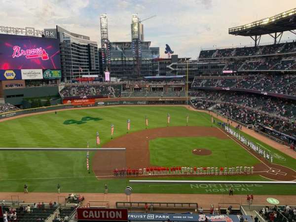 Truist Park, section: 331, row: 2, seat: 24