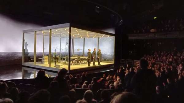 Gillian Lynne Theatre, section: Stalls, row: M, seat: 61