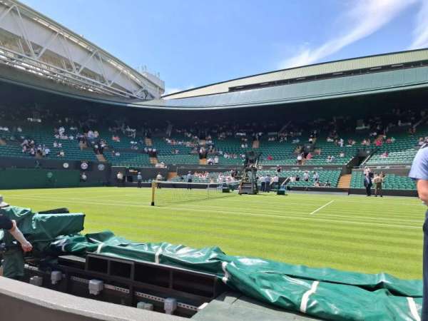 Wimbledon, Court No. 1, section: East, row: B, seat: 14