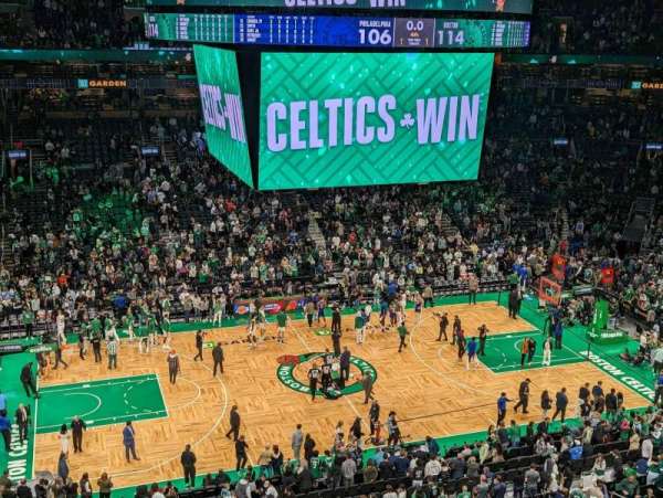 TD Garden, section: 317, row: 4