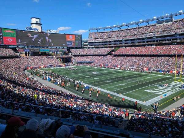 Gillette Stadium, section: 226, row: 4