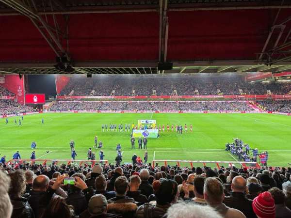 City Ground, section: C3, row: M, seat: 99
