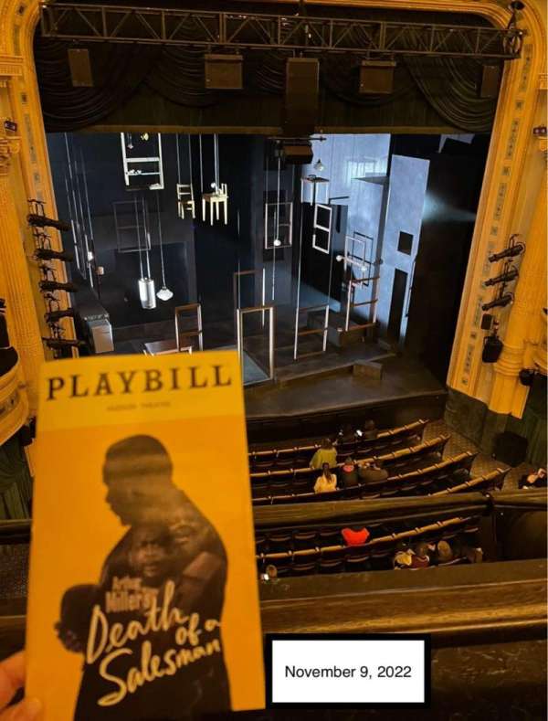 Hudson Theatre, section: Balcony C, row: A, seat: 101
