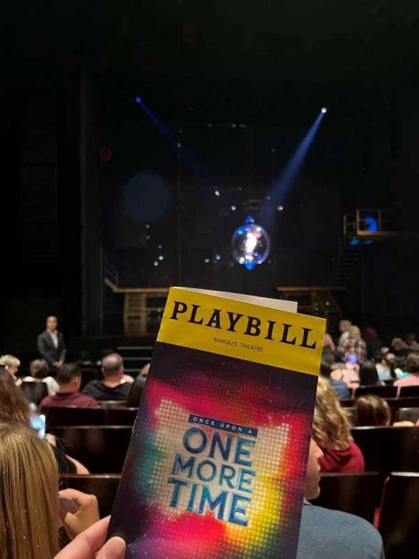 Marquis Theatre, section: Orchestra C, row: M, seat: 103