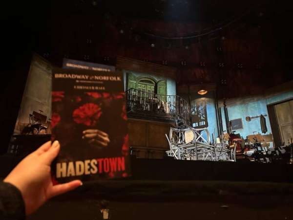 Chrysler Hall, section: Pit L, row: AA, seat: 19