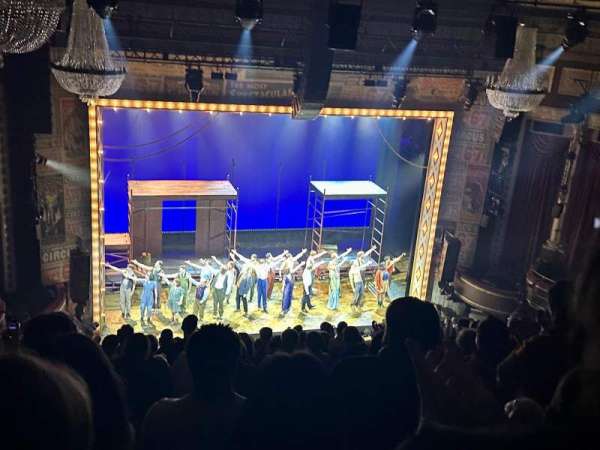 Imperial Theatre, section: Rear Mezzanine LC, row: F, seat: 202