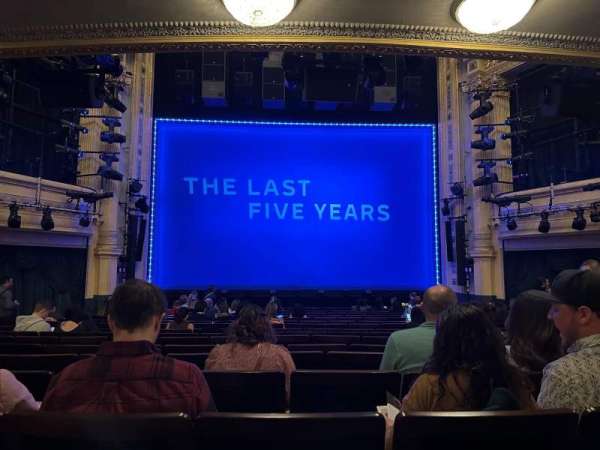 Hudson Theatre, section: Orchestra C, row: Q, seat: 108