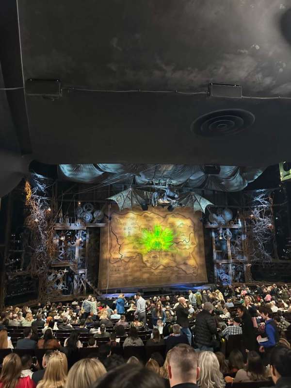 Gershwin Theatre, section: Orchestra L, row: W, seat: 15