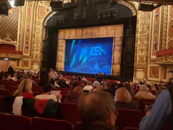 Cadillac Palace Theater, section: Orchestra R, row: T, seat: 20