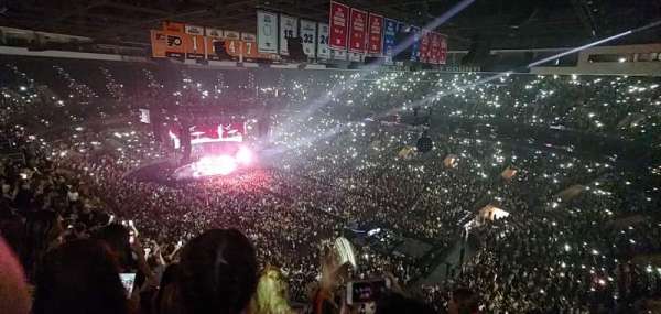 Xfinity Mobile Arena, section: 204, row: 12, seat: 7
