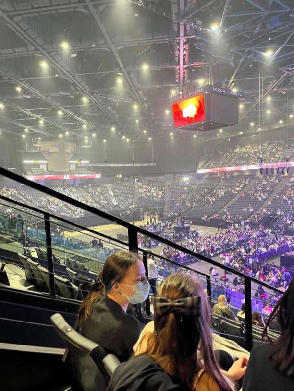 Accor Arena , section: Gradin G, row: 03, seat: 19