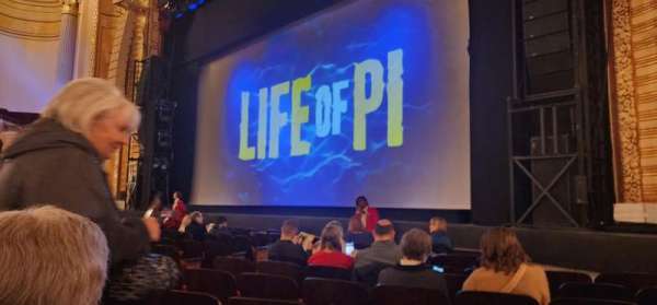 Connor Palace, section: Orchestra R, row: L, seat: 408