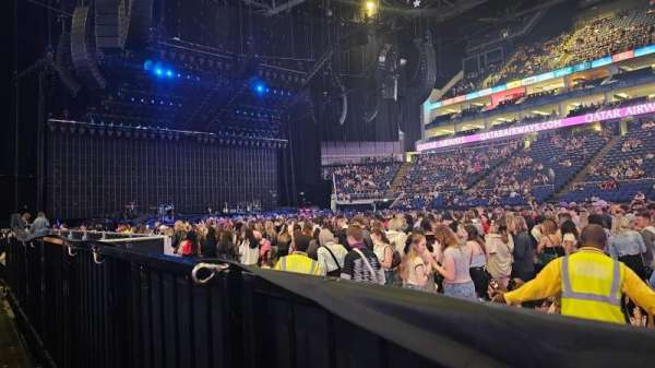 The O2, London, section: 102, row: C, seat: 80
