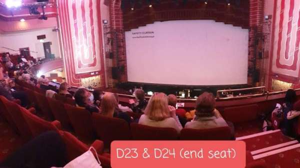 New Theatre Oxford, section: Circle, row: D, seat: 23