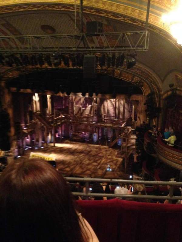 Richard Rodgers Theatre, section: Rear Mezzanine R, row: H, seat: 20