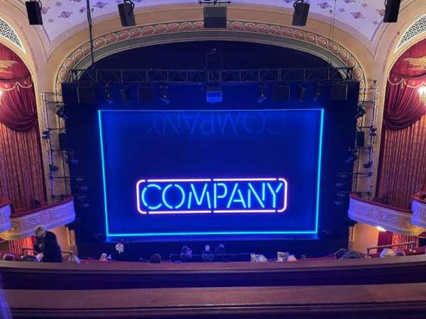 Bernard B. Jacobs Theatre, section: Mezzanine C, row: F, seat: 108