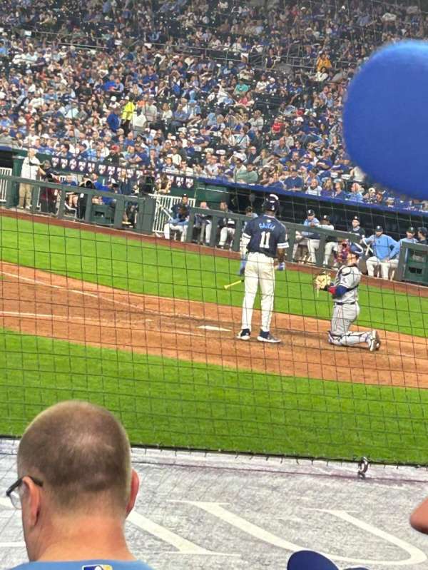 Kauffman Stadium, section: 121, row: E, seat: 1
