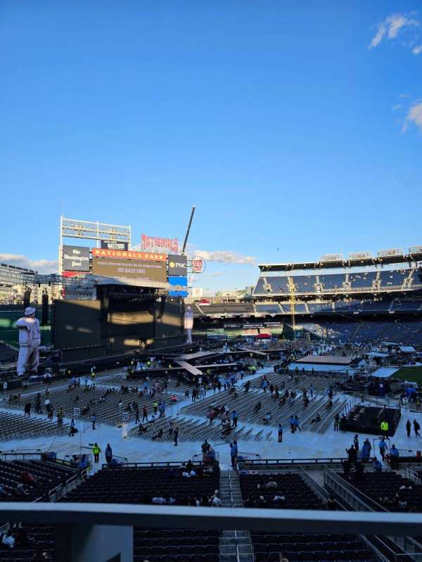 Nationals Park, section: 204, row: A, seat: 1