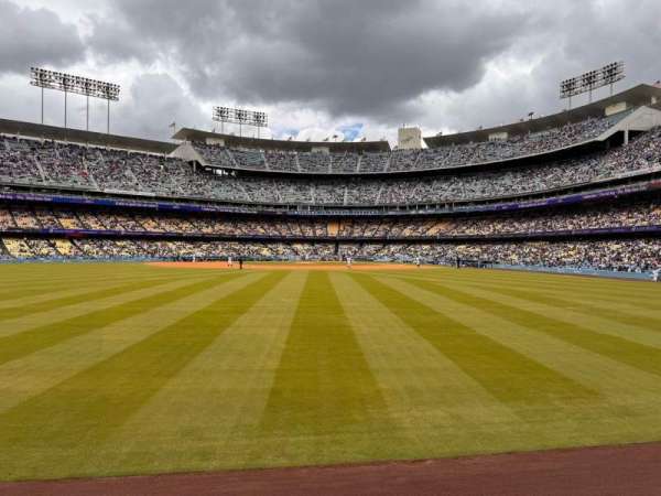 Dodger Stadium, section: LF Home Run Seat B, row: 1, seat: 14