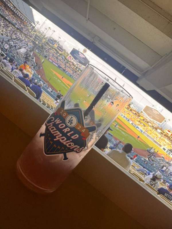 Dodger Stadium, section: 12FD, row: DR, seat: 1